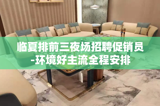 临夏排前三夜场招聘促销员-环境好主流全程安排