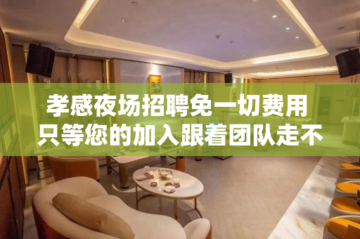 孝感夜场招聘免一切费用 只等您的加入跟着团队走不掉队 挣钱没