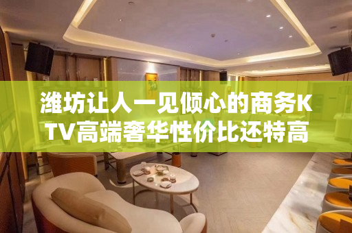 潍坊让人一见倾心的商务KTV高端奢华性价比还特高 - 潍坊奎文KTV大全 