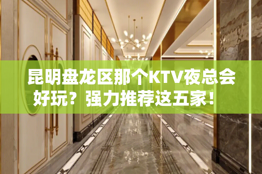 昆明盘龙区那个KTV夜总会好玩？强力推荐这五家！ - 昆明盘龙KTV大全 