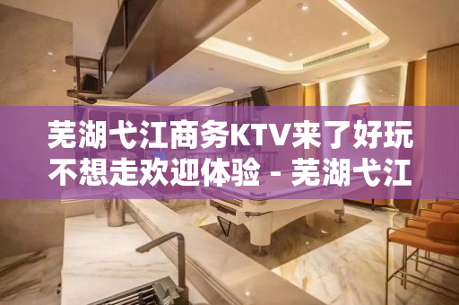 芜湖弋江商务KTV来了好玩不想走欢迎体验 - 芜湖弋江KTV大全 