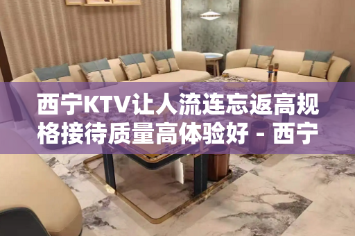 西宁KTV让人流连忘返高规格接待质量高体验好 - 西宁城东KTV大全 