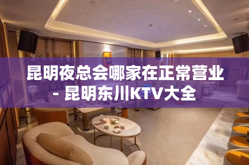 昆明夜总会哪家在正常营业 - 昆明东川KTV大全 
