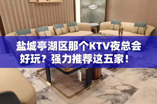 盐城亭湖区那个KTV夜总会好玩？强力推荐这五家！ - 盐城亭湖KTV大全 
