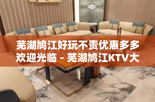 芜湖鸠江好玩不贵优惠多多欢迎光临 - 芜湖鸠江KTV大全 