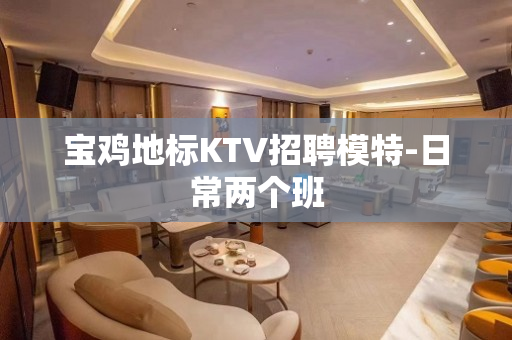 宝鸡地标KTV招聘模特-日常两个班