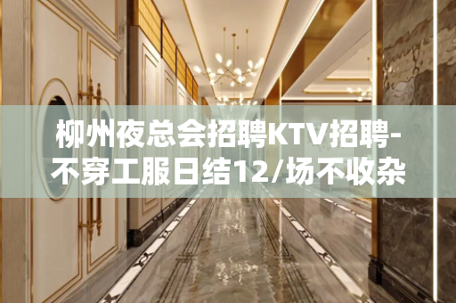 柳州夜总会招聘KTV招聘-不穿工服日结12/场不收杂费