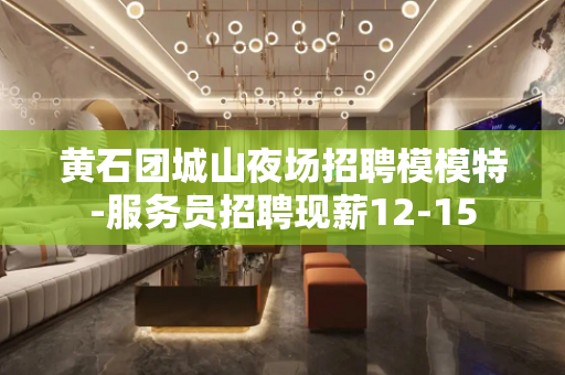 黄石团城山夜场招聘模模特-服务员招聘现薪12-15