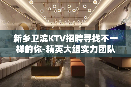 新乡卫滨KTV招聘寻找不一样的你-精英大组实力团队