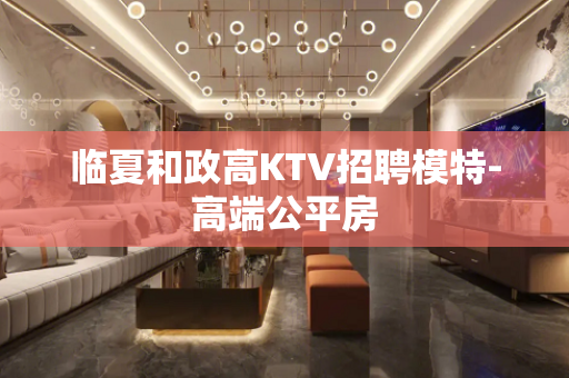 临夏和政高KTV招聘模特-高端公平房
