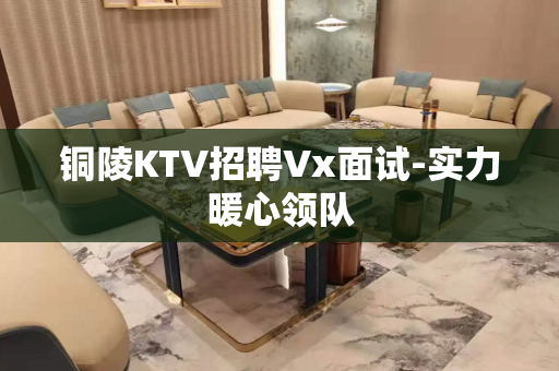 铜陵KTV招聘Vx面试-实力暖心领队