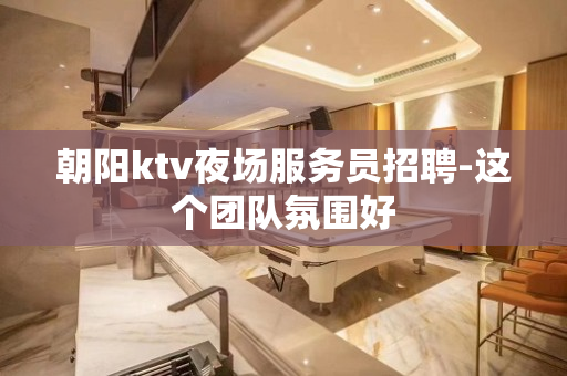 朝阳ktv夜场服务员招聘-这个团队氛围好