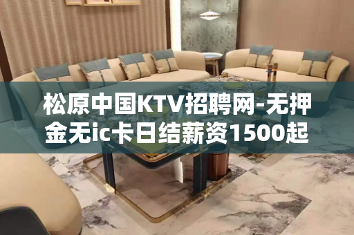 松原中国KTV招聘网-无押金无ic卡日结薪资1500起步