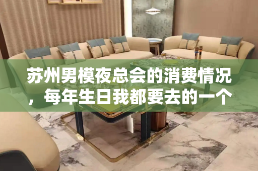 苏州男模夜总会的消费情况，每年生日我都要去的一个男模店