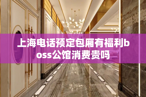 上海电话预定包厢有福利boss公馆消费贵吗