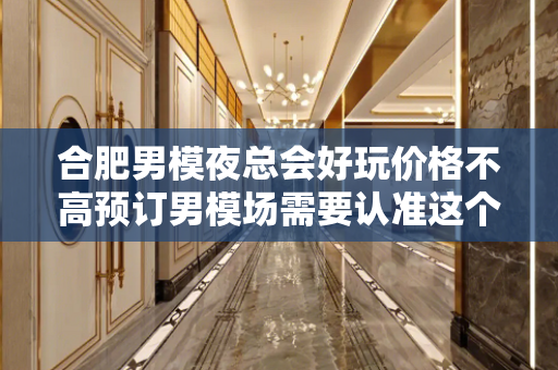 合肥男模夜总会好玩价格不高预订男模场需要认准这个场子