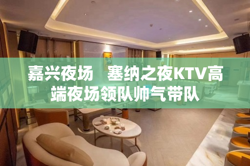 嘉兴夜场   塞纳之夜KTV高端夜场领队帅气带队