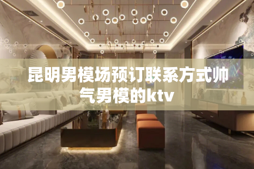 昆明男模场预订联系方式帅气男模的ktv
