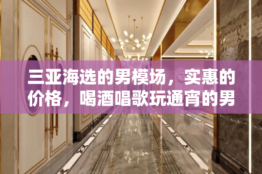 三亚海选的男模场，实惠的价格，喝酒唱歌玩通宵的男模场