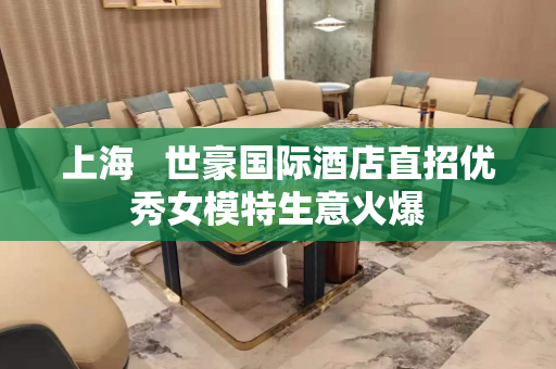 上海   世豪国际酒店直招优秀女模特生意火爆