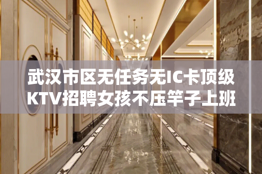 武汉市区无任务无IC卡顶级KTV招聘女孩不压竿子上班自由包食