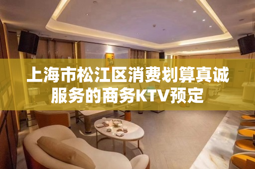 上海市松江区消费划算真诚服务的商务KTV预定