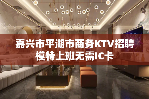 嘉兴市平湖市商务KTV招聘模特上班无需IC卡