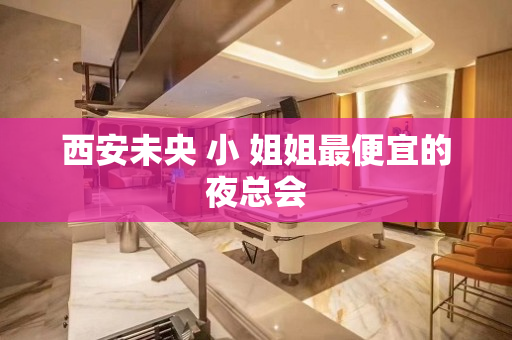 西安未央 小 姐姐最便宜的夜总会