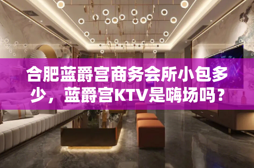 合肥蓝爵宫商务会所小包多少，蓝爵宫KTV是嗨场吗？