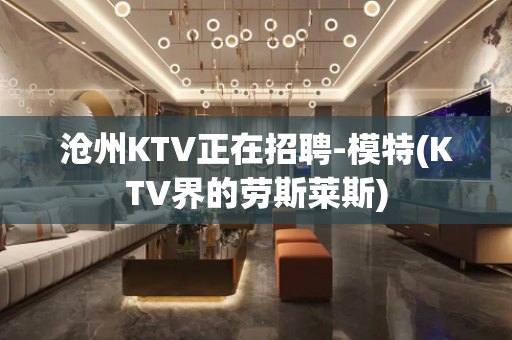沧州KTV正在招聘-模特(KTV界的劳斯莱斯)