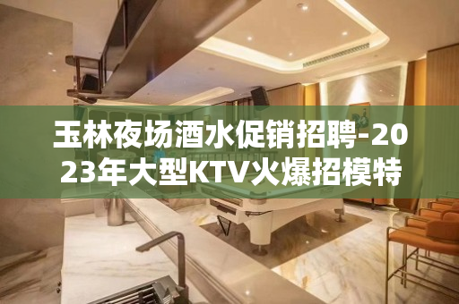 玉林夜场酒水促销招聘-2023年大型KTV火爆招模特