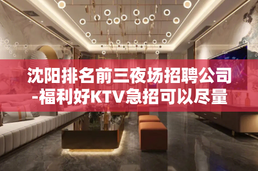 沈阳排名前三夜场招聘公司-福利好KTV急招可以尽量帮忙