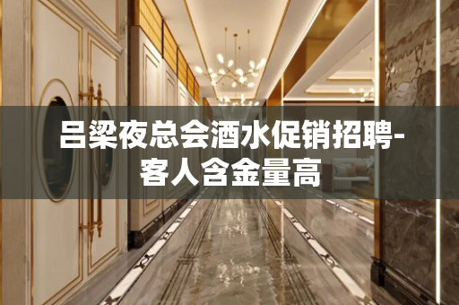 吕梁夜总会酒水促销招聘-客人含金量高
