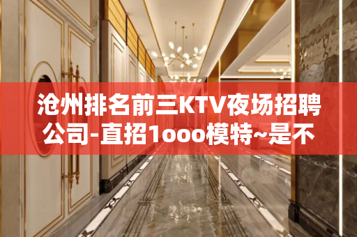 沧州排名前三KTV夜场招聘公司-直招1ooo模特~是不是在找