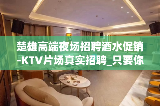 楚雄高端夜场招聘酒水促销-KTV片场真实招聘_只要你肯努力