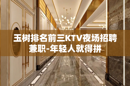 玉树排名前三KTV夜场招聘兼职-年轻人就得拼