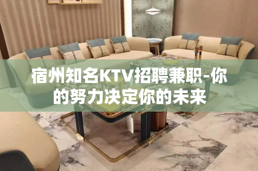 宿州知名KTV招聘兼职-你的努力决定你的未来