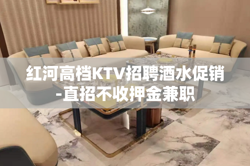 红河高档KTV招聘酒水促销-直招不收押金兼职