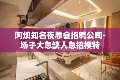 阿坝知名夜总会招聘公司-场子大急缺人急招模特