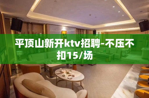 平顶山新开ktv招聘-不压不扣15/场