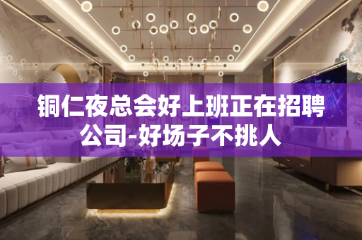 铜仁夜总会好上班正在招聘公司-好场子不挑人