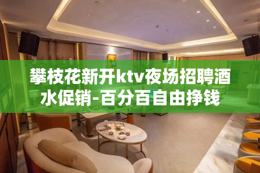 攀枝花新开ktv夜场招聘酒水促销-百分百自由挣钱