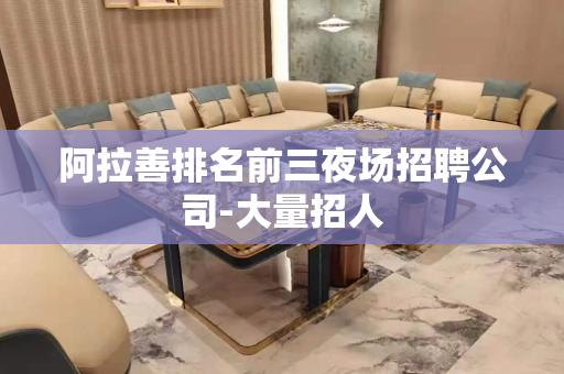 阿拉善排名前三夜场招聘公司-大量招人