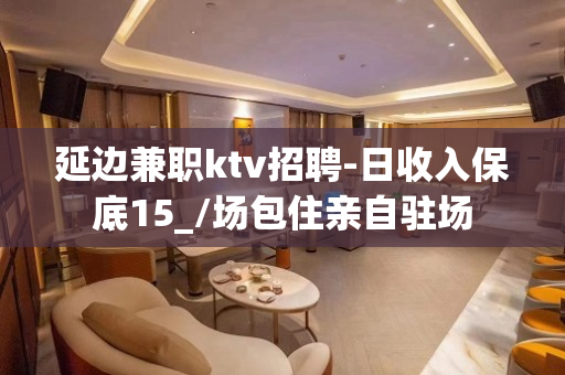 延边兼职ktv招聘-日收入保底15_/场包住亲自驻场