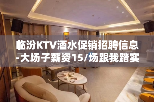 临汾KTV酒水促销招聘信息-大场子薪资15/场跟我踏实