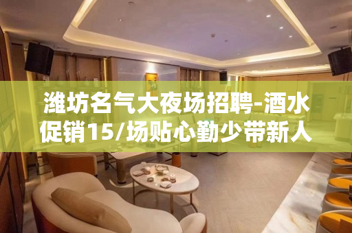 潍坊名气大夜场招聘-酒水促销15/场贴心勤少带新人
