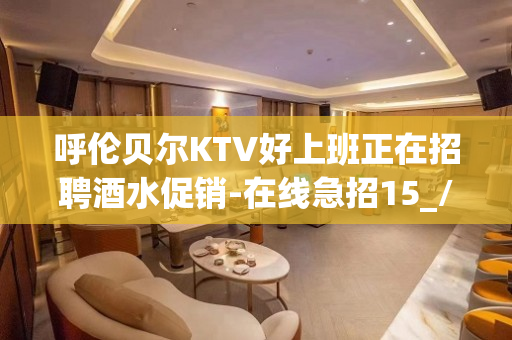 呼伦贝尔KTV好上班正在招聘酒水促销-在线急招15_/场酒水