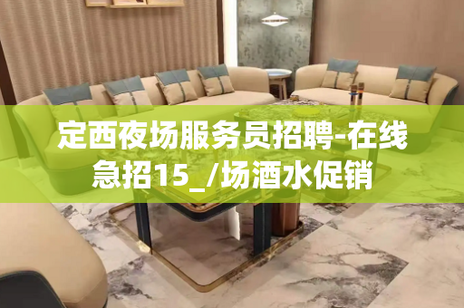定西夜场服务员招聘-在线急招15_/场酒水促销