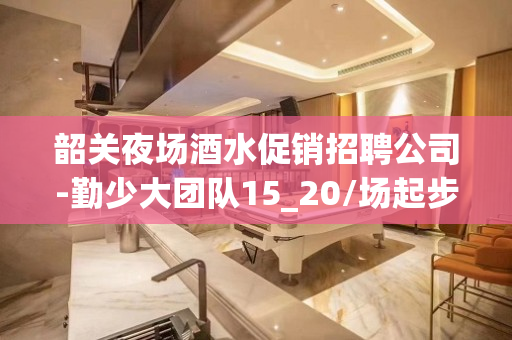 韶关夜场酒水促销招聘公司-勤少大团队15_20/场起步