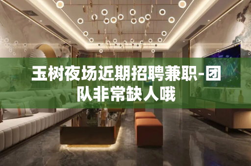 玉树夜场近期招聘兼职-团队非常缺人哦